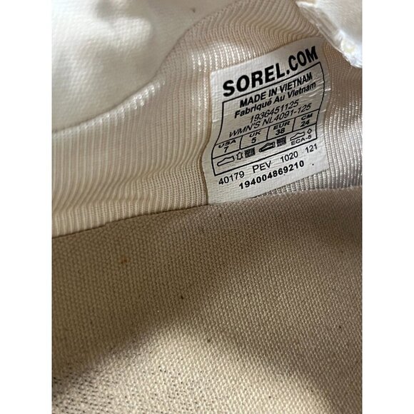 Sorel Womens Out N About Plus Sneaker White Size 7 - Picture 14 of 15